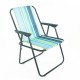 Sulankstoma paplūdimio kėdė spalvota